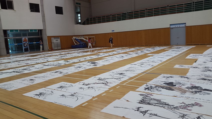 3.제42회 경상북도 서예·문인화 대전 1차 심사 치러